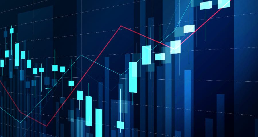 上昇する株価チャート